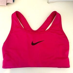 Nike hot pink sports bra XS